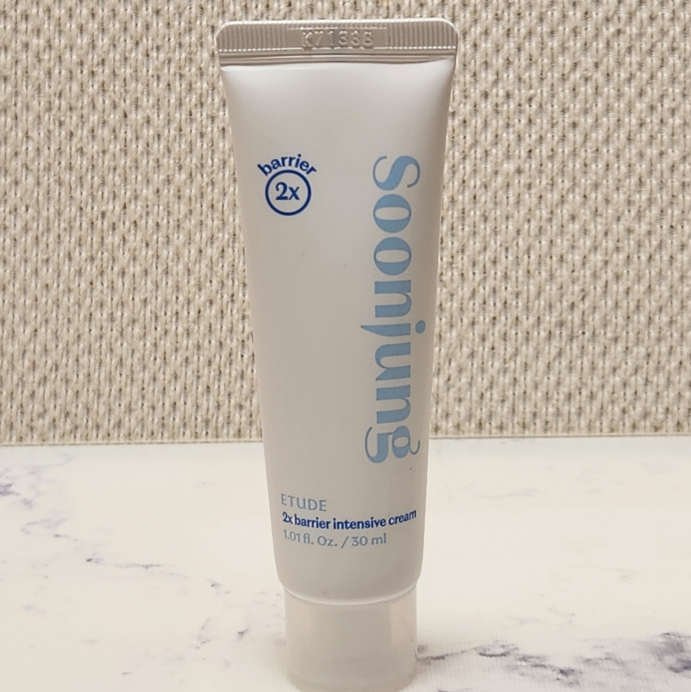 Etude Soonjung 2x Barrier Intensive Cream Travel Size 1.01 Oz